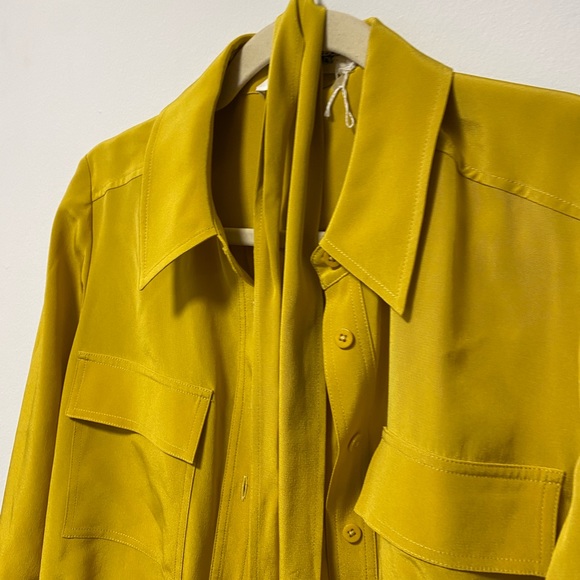 Stunning nwt Silk DVF Sample Sale Blouse Sz S - Picture 5 of 6